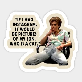 Who is a cat.. Kate Mckinnon Sticker